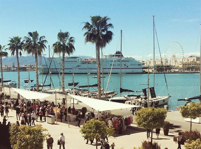 Mercatino de El Zoco, Muelle Uno, Malaga