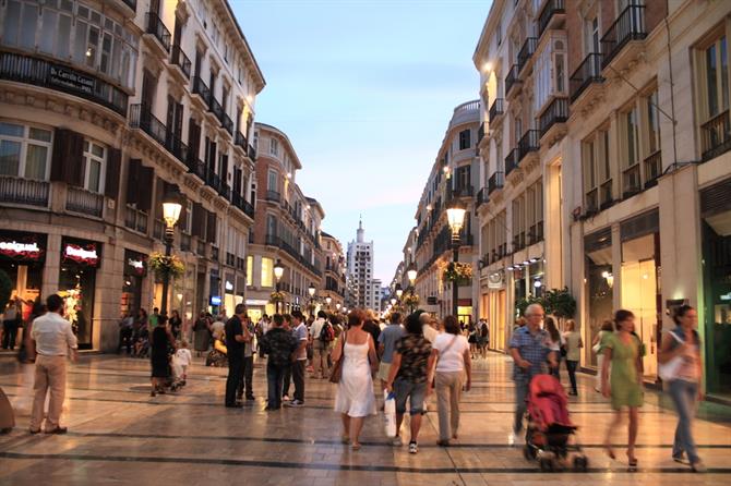 Calle Larios i Málaga