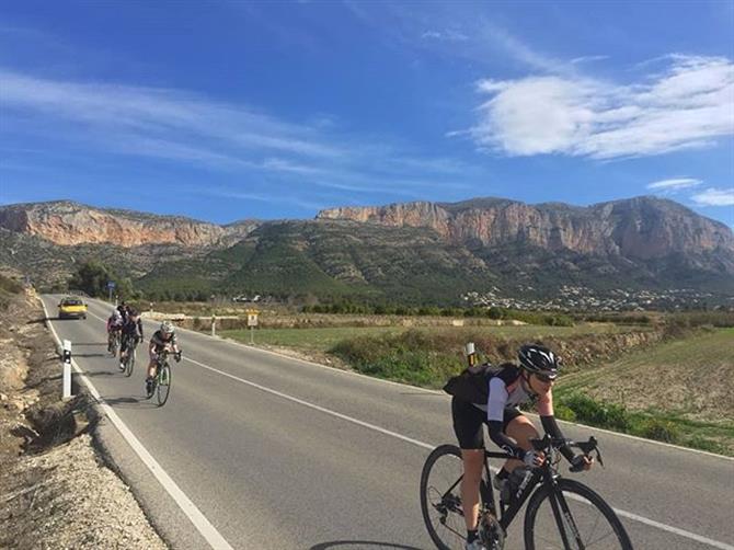 cycling in Calpe