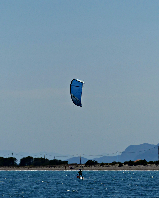 Kitesurfing ved Santa Pola
