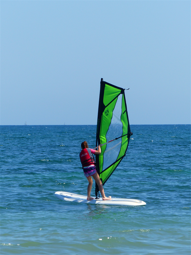 Windsurfing à Santa Pola, Costa Blanca (Espagne)