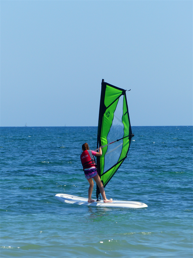 Vind-surfing i Santa Pola