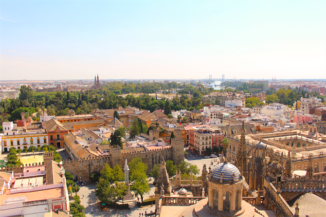 Sevilla - Vista del centro dalla Cattedrale