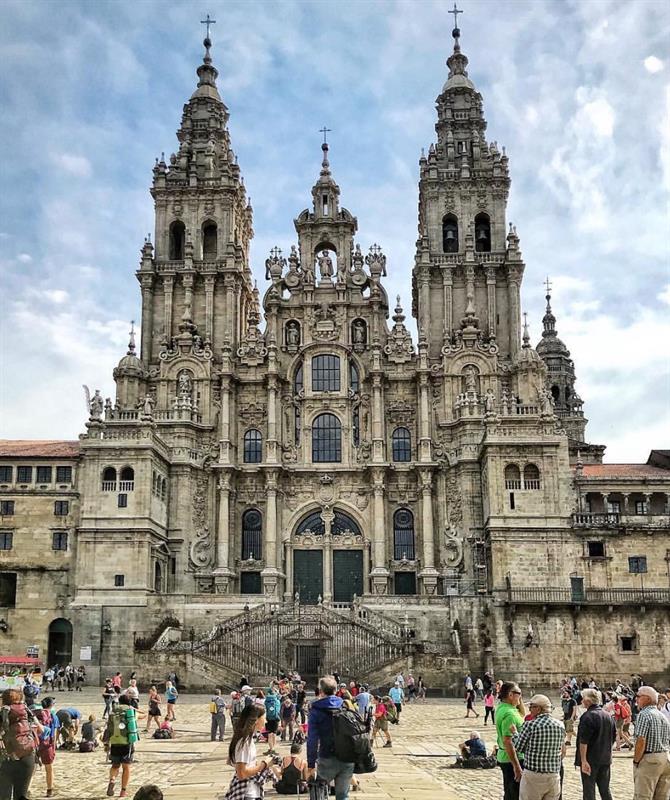 Cultural break in Santiago de Compostela