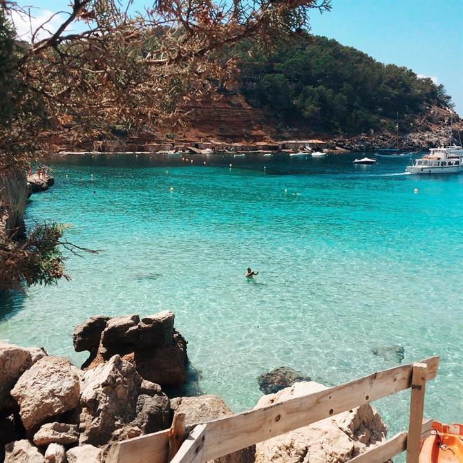 Strandliv på Ibiza