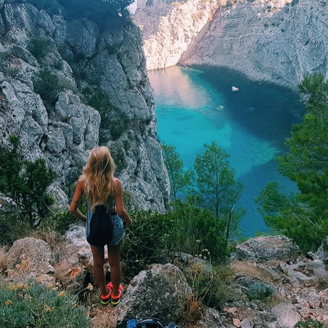 Storslagen hiking på Ibiza