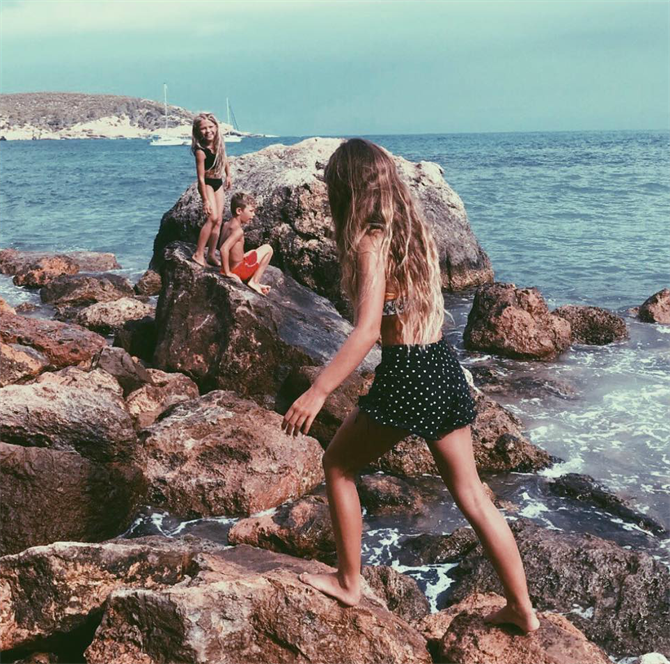 Ibiza är ett fantastiskt resmål för barnfamiljen