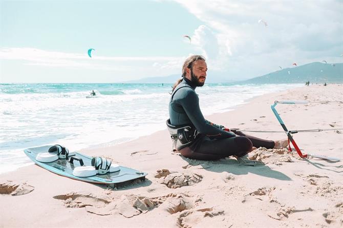 Kite- och vindsurfing på Costa de la Luz