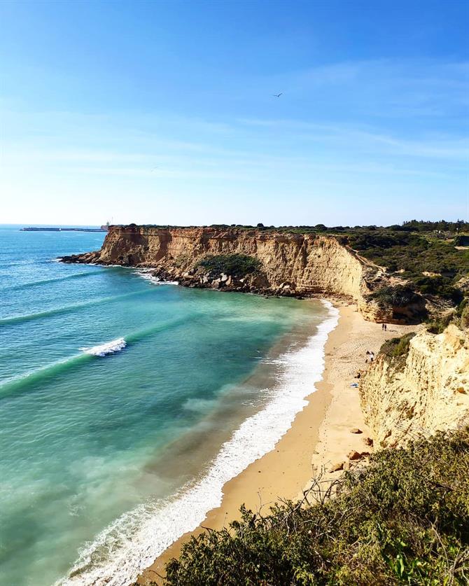 Playa La Fontanilla är populärast i Conil