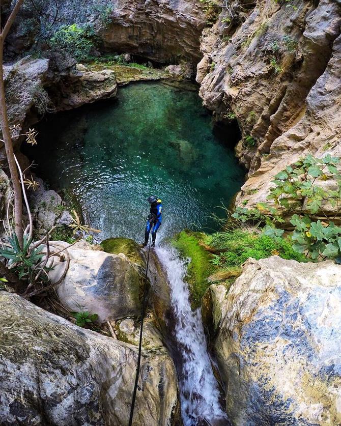 Canyoning, Andalucia