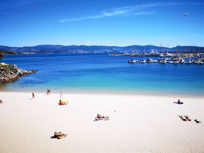 Sanxenxo is a popular beach destination in Galicia