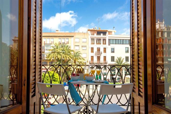 Logement de vacances avec balcon à Algirós