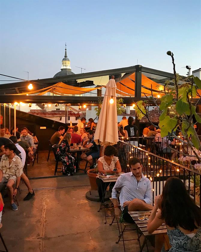 The Hat rooftop bar in Madrid