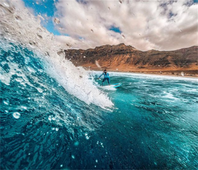 Surfing, Lanzarote