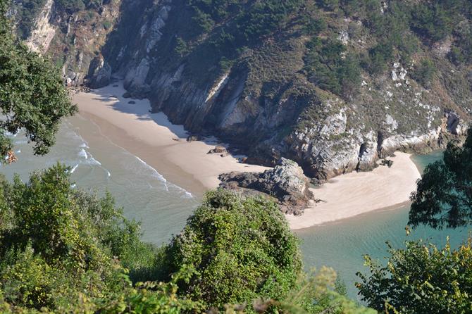 Beach landscape in Cantabria