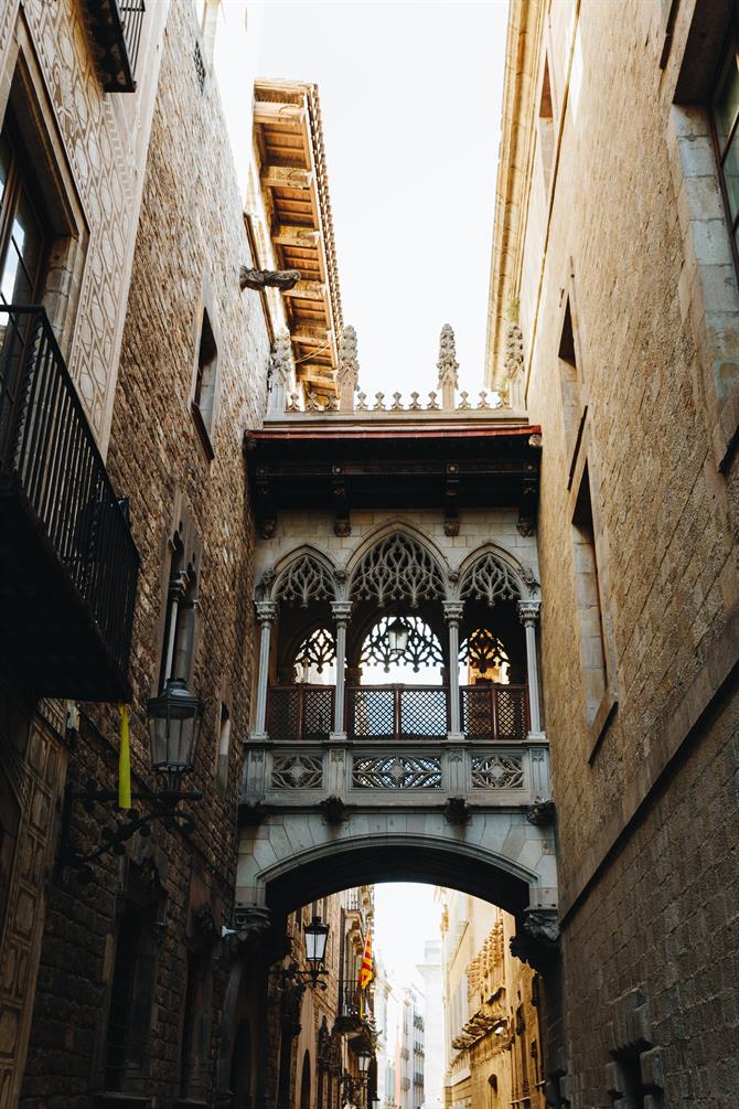 gothische wijk in Barcelona