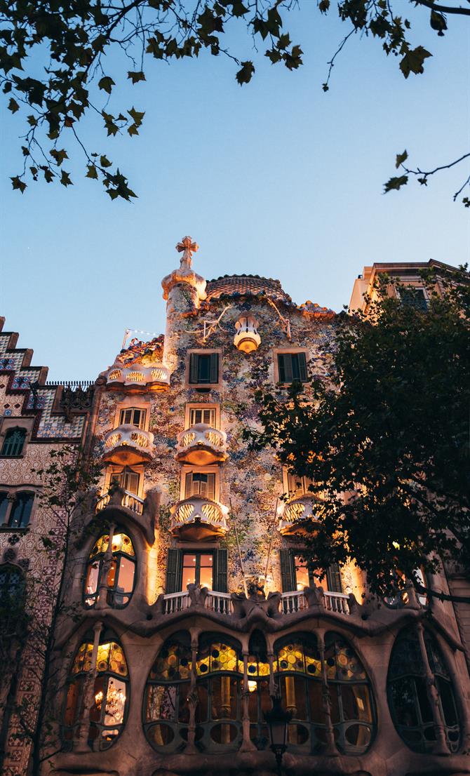 Casa Batlló, Las Ramblas, Barcelona