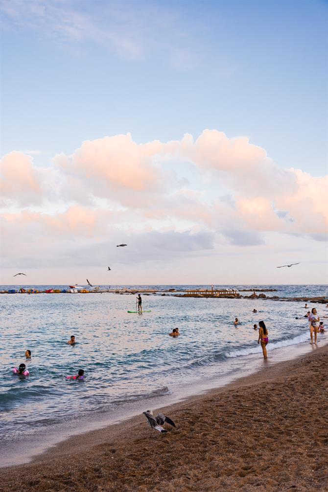 Strand i Barcelona 