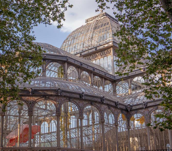 The Crystal Palace in Retiro Park, Madrid