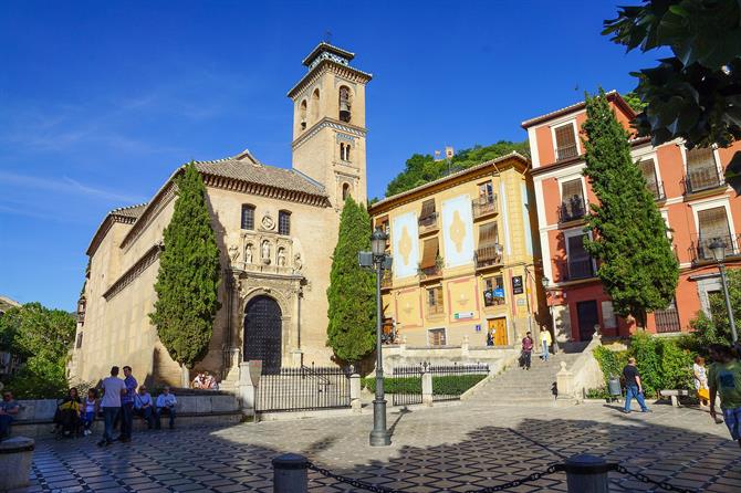 Centre of Granada city
