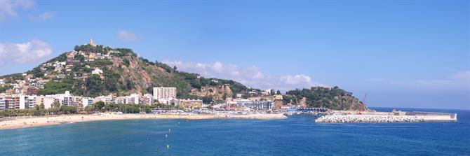 Blick auf Blanes