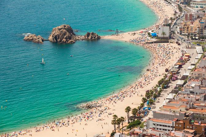 Platja de Blanes, der Stadtstrand