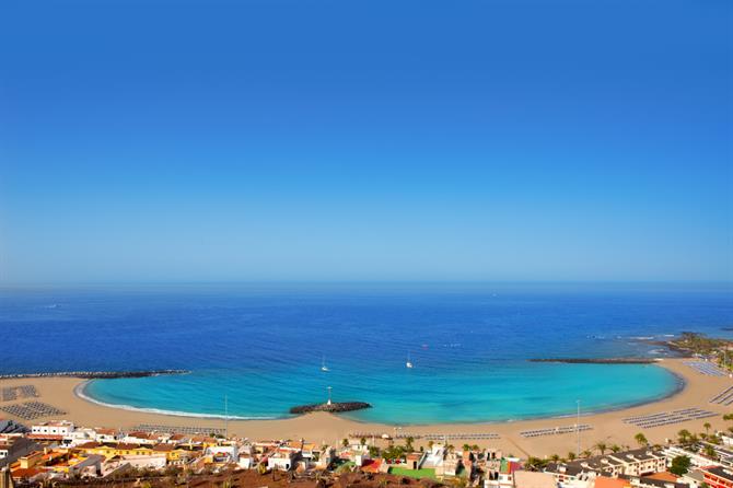 De bästa stränderna på Teneriffa - Playa las Vistas