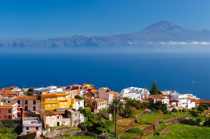 La Gomera - utsikt over Agulo