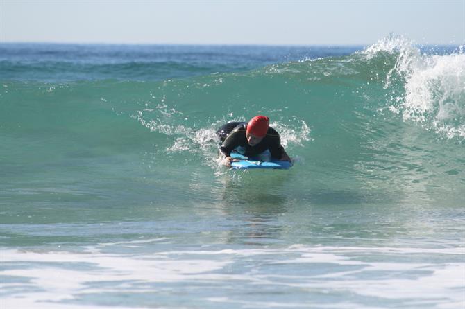 Bodysurfen in Bolonia, Teneriffa, Kanarische Inseln