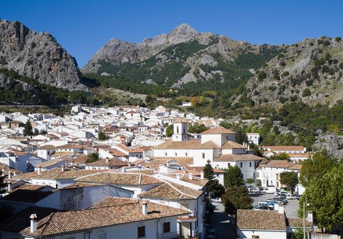 Grazalema landsby i Andalusien