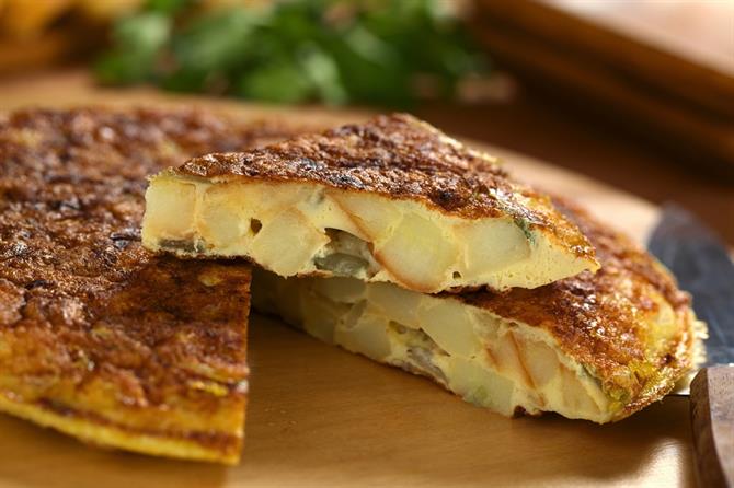 Tortilla de patatas, spansk omelett