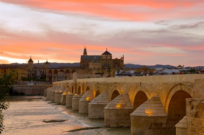 Córdoba - Vistas da Mesquita e ponte romana