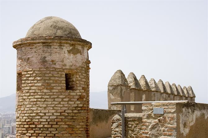 Castillo de Gibralfaro à Malaga, Andalousie - Costa del Sol (Espagne)