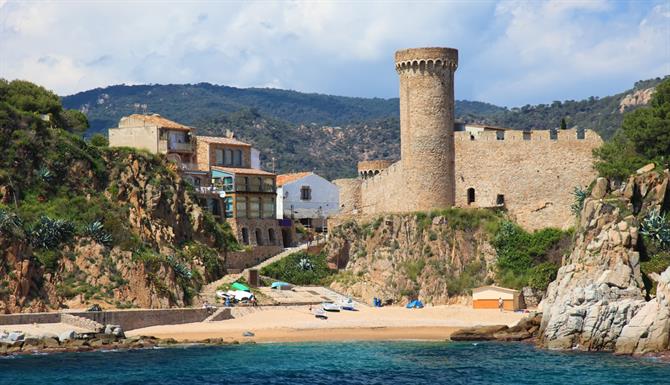 Castillo de Tossa de Mar, Gérone - Costa Brava (Espagne)