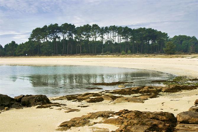 Galicia, Xastelas beach on Arousa Island