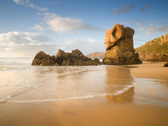 Lumeboo beach in Galicia