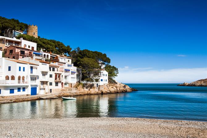 Plaża Sa Tuna, Costa Brava, Begur