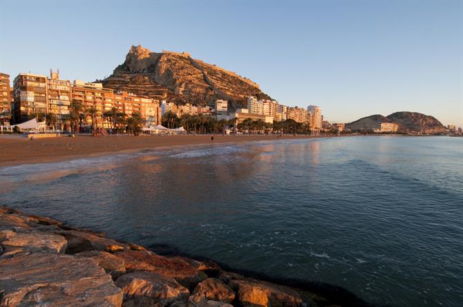 Alicante og El Postiguet-stranden