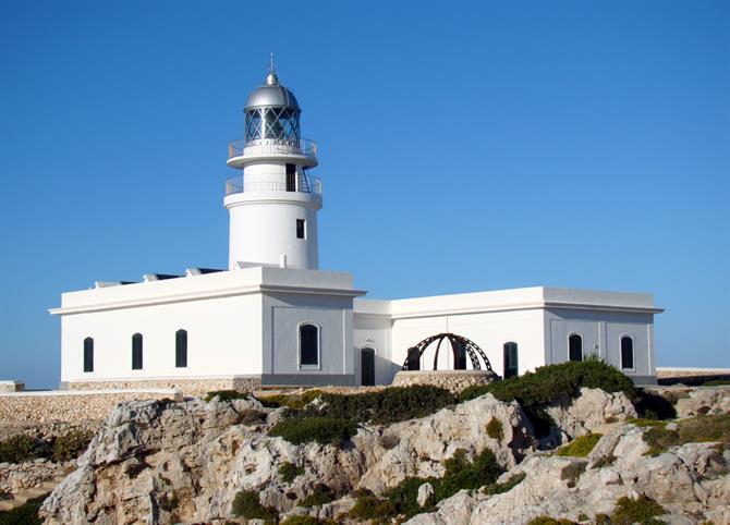 Fyrtårn på Cap de Cavalleria, Menorca