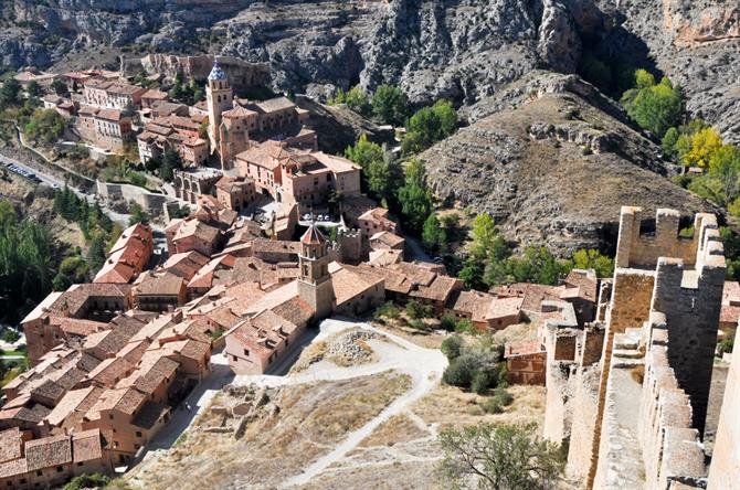 Albarracin, dans la province de Teruel, Aragon (Espagne)