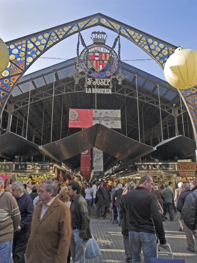 Mercado de la Boqueria à Barcelone, Catalogne (Espagne)