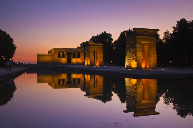 The temple of Debod, Madrid