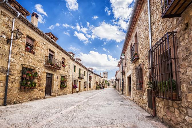 Pedraza landsby, Segovia, Castilla y Leon