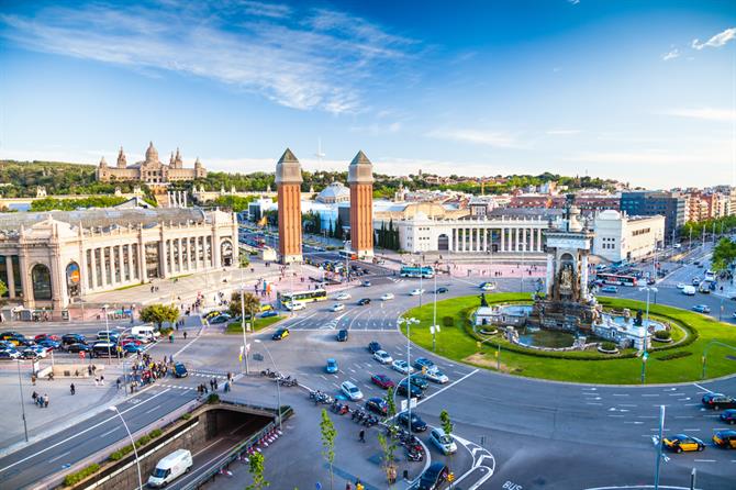 Barcelona, Plaza Catalunya