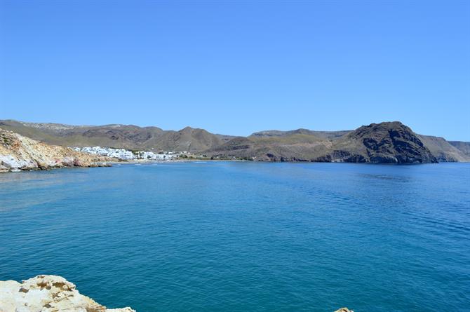 Utsikt over Las Negras, Cabo de Gata