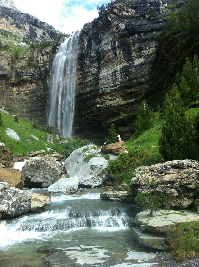 Wasserfall im Collado de Anisclo