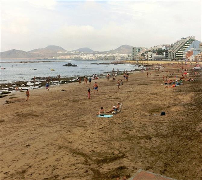 Peña de la Vieja, Playa de las Canteras