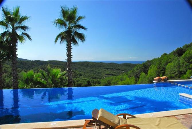 Sitges villa, swimming pool 