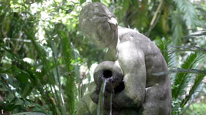 Fountain of the nymph, Parque Concepción, Malaga