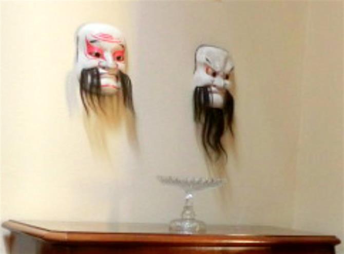 Japanese masks, Casa-Museo Pérez Galdós